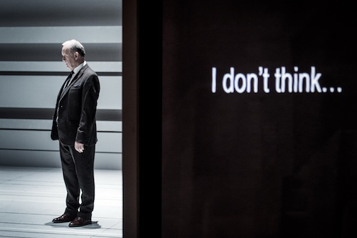 Ciphers - Dawn King - Out of Joint - Northcott Theatre, Exeter and touring Directed - Blanche McIntyre Designed - James Perkins Lighting - Gary Bowman Sound - Gregory Clarke Cast includes Bruce Alexander,