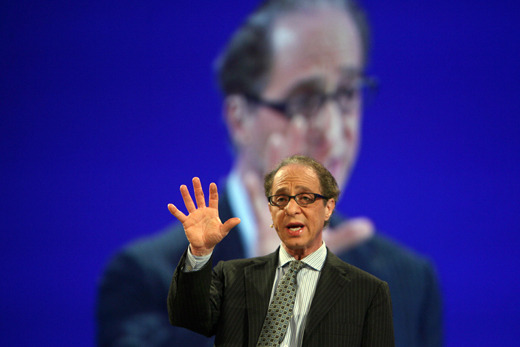 Ray Kurzweil speaks on "Singularity" dur