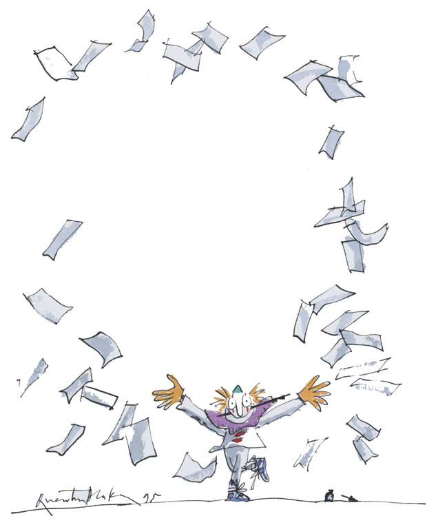 Clown from ‘Le Petit Theatre de Quentin Blake’