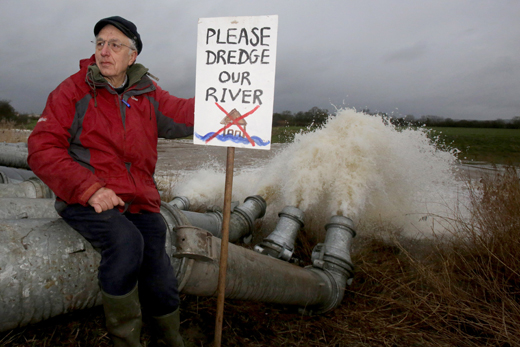 Environment Secretary Owen Paterson Visits Flooded Somerset Levels
