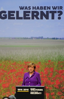 GERMANY-WWI-HISTORY-MERKEL