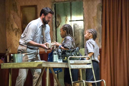 7.Dominic Rowan - Aegeus, T'jai Adu-Yeboah - Medea's son,Ricco Godfrey Brown. Image by Richard Hubert Smith