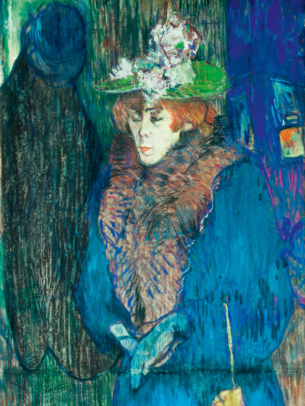 ‘Jane Avril at the Moulin Rouge’ (1892) by Toulouse-Lautrec