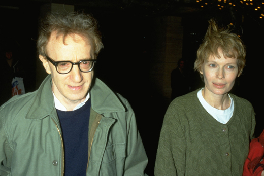 Woody Allen and Mia Farrow