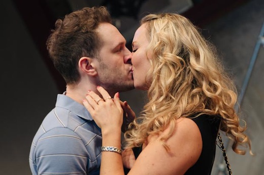 Contact.Com at Park Theatre. Ralph Aiken (Ryan), Charlie Brooks (Kelly). Photo credit - Kim Hardy (4)