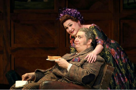 2714ashm_245 copy AGNES ZWIERKO AS MISTRESS QUICKLYM, AMBROGIO MAESTRI AS FALSTAFF -¬ ROH.  CATHERINE ASHMORE