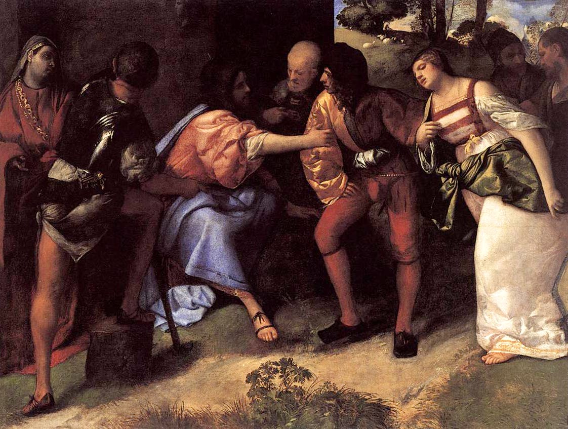 'Christ and the Adulteress' (1508) by Titian