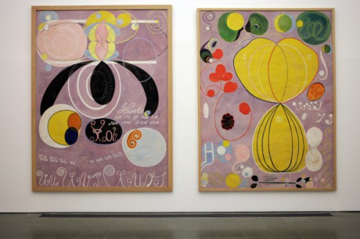 Installation shot of the Serpentine's Hilma af Klint show
