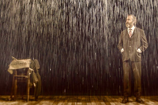 Stephen Dillaine as Frank in Faith Healer (Photo: Johan Persson)