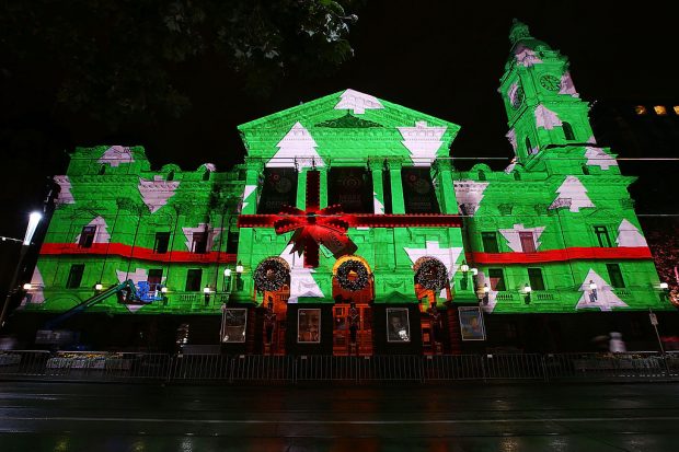 Christmas Celebrations Begin In Melbourne
