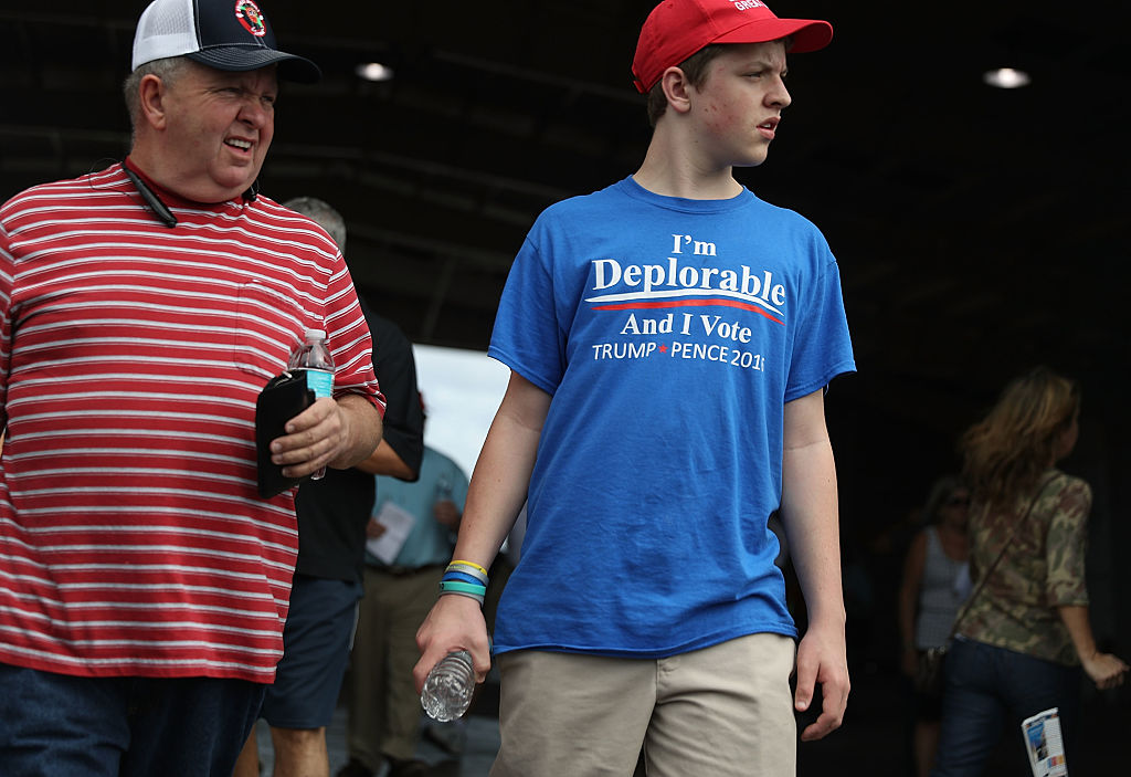 GOP Presidential Nominee Donald Trump Campaigns In Battleground State Of Florida