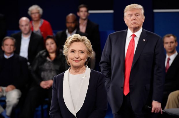 Candidates Hillary Clinton And Donald Trump Hold Second Presidential Debate At Washington University