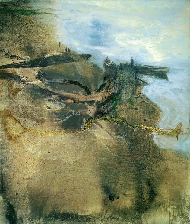 'Thames Painting: The Estuary' (1994 - 1995) by Michael Andrews